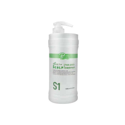 [ISH] 프리온 녹차 스캘프(두피) 헤어팩 트리트먼트 1000ml