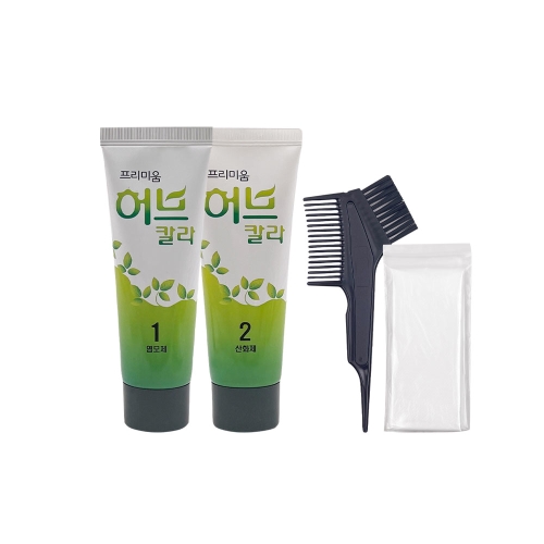 [KCJ약품] 프리미움 허브 헤어칼라 1,2제 70g